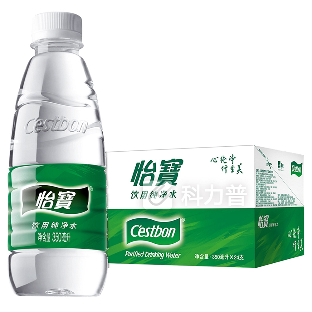 怡宝cestbon 饮用纯净水 350ml/瓶 24瓶/箱 (大包装)